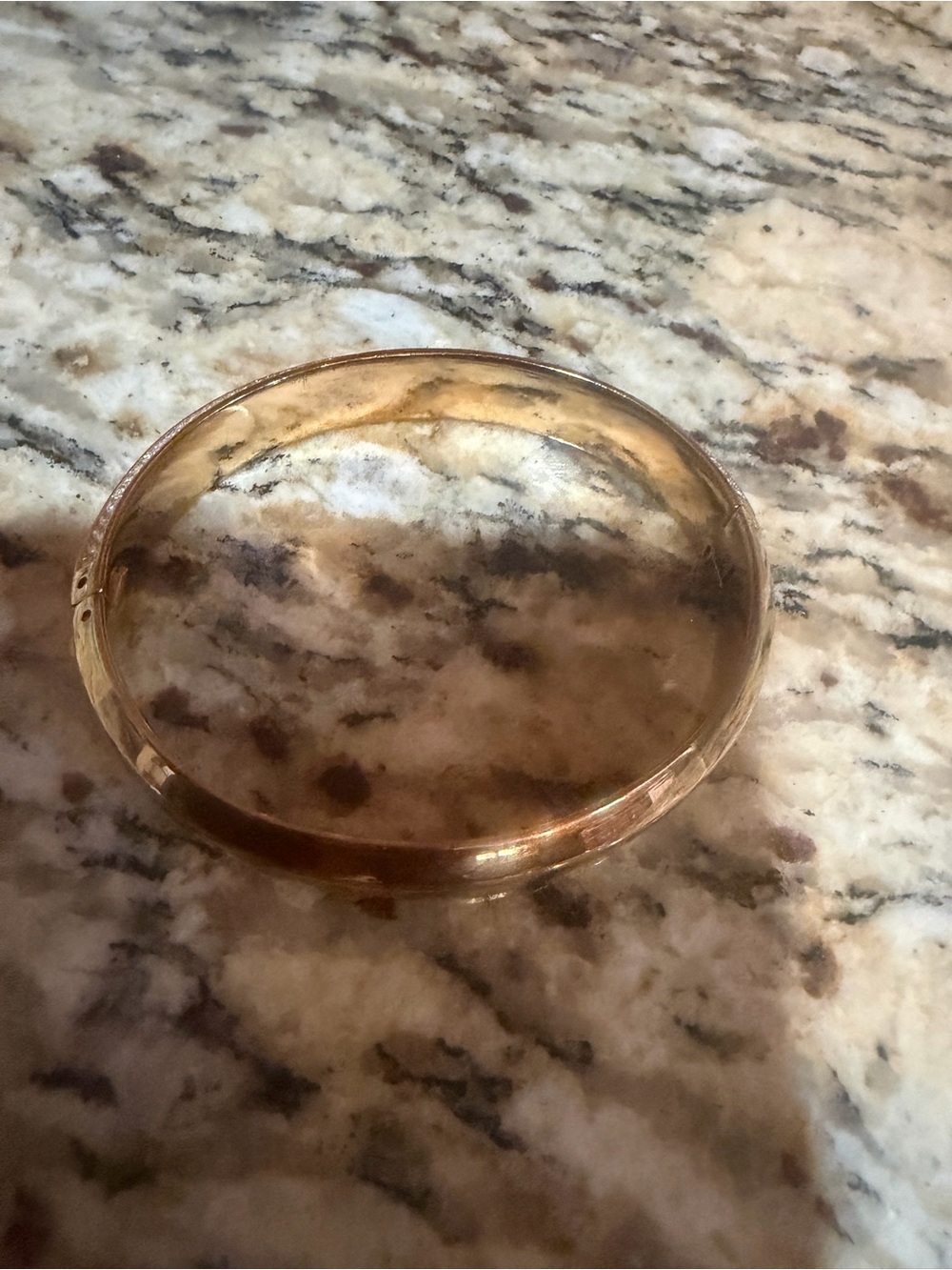 Michael Kors two sided rhinestone Rose Gold-Tone Pavé Bangle Bracelet - Picture 5 of 5